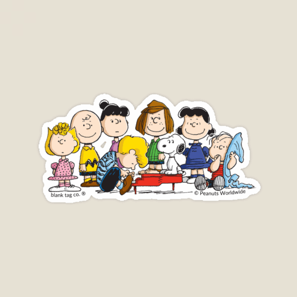 Piano Passion with Schroeder Peanuts Sticker Piano Passion with Schroeder Peanuts Sticker