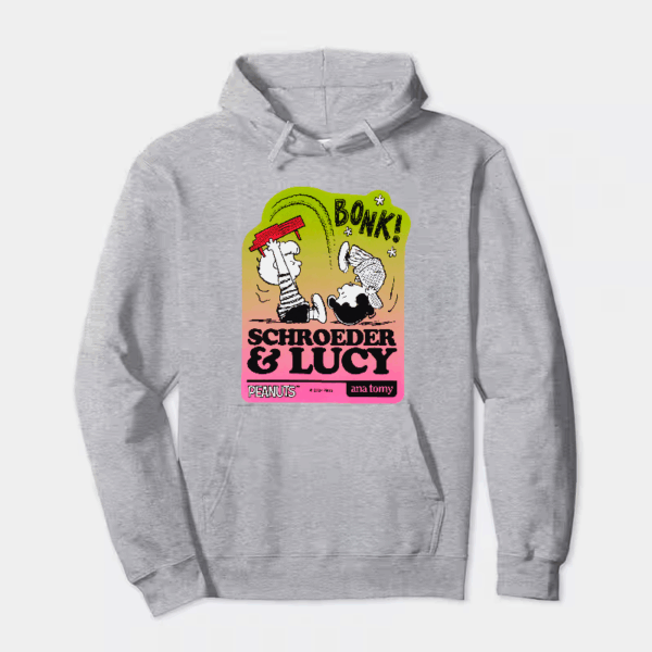 Piano Romance Peanuts Schroeder and Lucy Hoodie