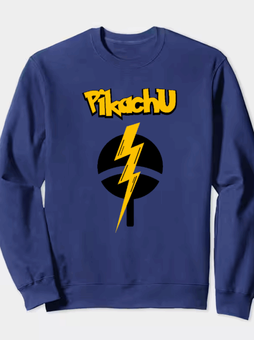Pikachu Power Surge – Electric Pokémon Energy Crewneck Sweatshirt