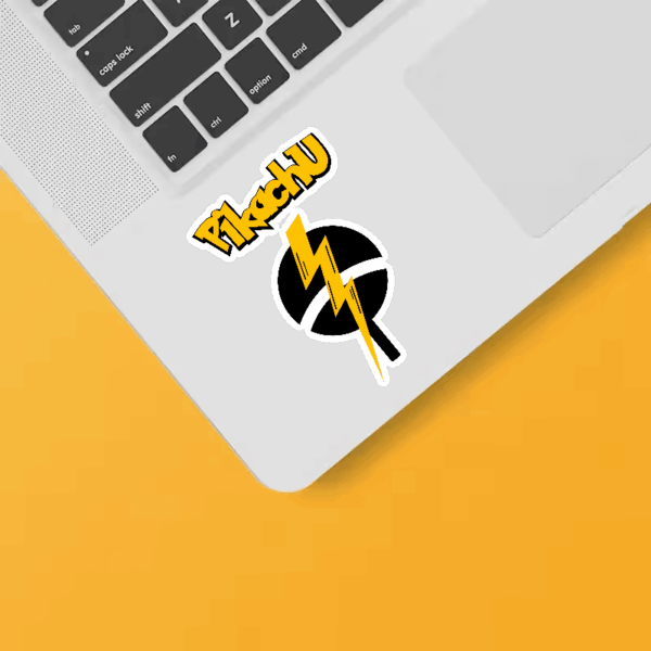 Pikachu Power Surge – Electric Pokémon Energy Sticker