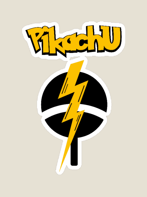 Pikachu Power Surge – Electric Pokémon Energy Sticker
