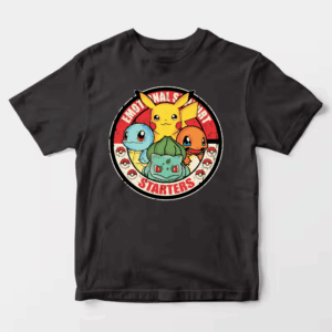 Pokemon Starter Pet Companions for Emotional Support Trainers Unisex T-Shirt