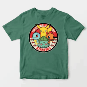 Pokemon Starter Pet Companions for Emotional Support Trainers Unisex T-Shirt