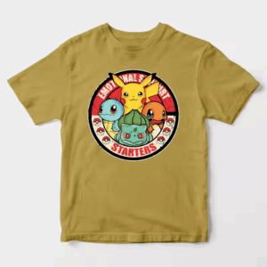 Pokemon Starter Pet Companions for Emotional Support Trainers Unisex T-Shirt