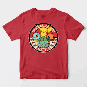 Pokemon Starter Pet Companions for Emotional Support Trainers Unisex T-Shirt