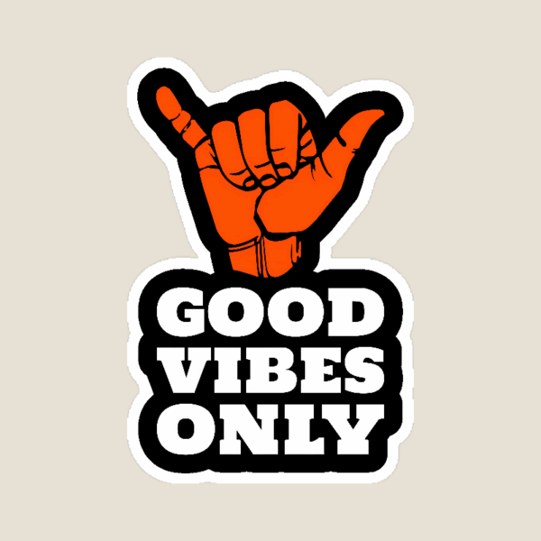 Positive Energy Good Vibes Sticker