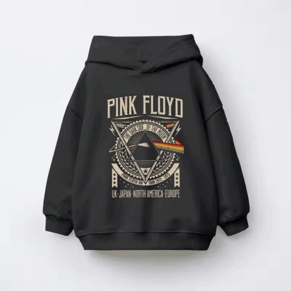 Psychedelic Pulse Pink Floyd Soundwave Kids Hoodie