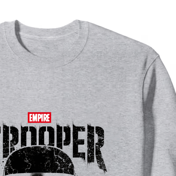Punisher Style Trooper Skull Power and Grit Crewneck Sweatshirt