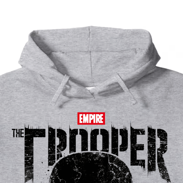 Punisher Style Trooper Skull Power and Grit Hoodie