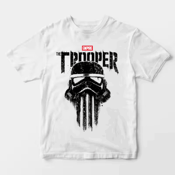 Punisher Style Trooper Skull Power and Grit Unisex T-Shirt