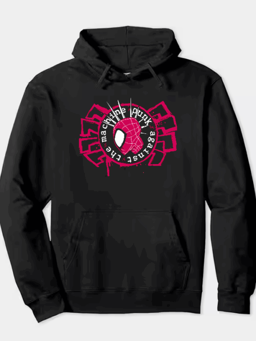 Punk Rock Spider Hero Hoodie
