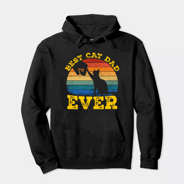 Purrfect Cat Dad – Proud Kitty Parent Hoodie