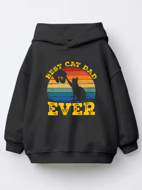 Purrfect Cat Dad – Proud Kitty Parent Kids Hoodie