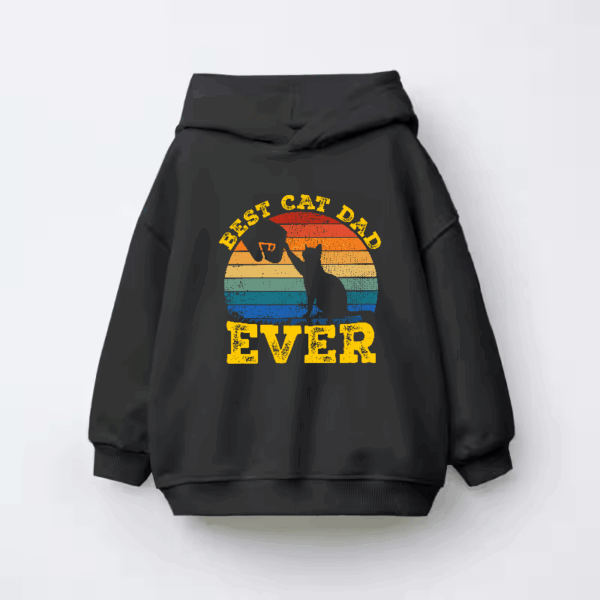 Purrfect Cat Dad – Proud Kitty Parent Kids Hoodie