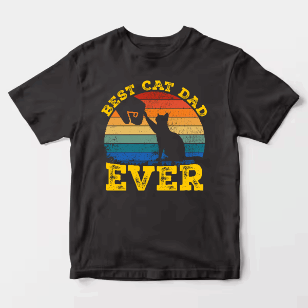 Purrfect Cat Dad – Proud Kitty Parent Unisex T-Shirt