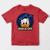 Quack Off Donald Duck Bold Mood Sticker Unisex T-Shirt