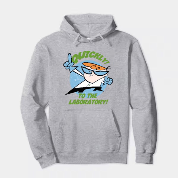 Quick to the Laboratory Dexter Classic Hoodie