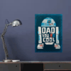 R2 Cool Dad Tribute Galactic Star Wars Poster