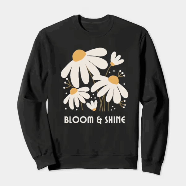 Radiant Lily Blossom Floral Beauty Crewneck Sweatshirt