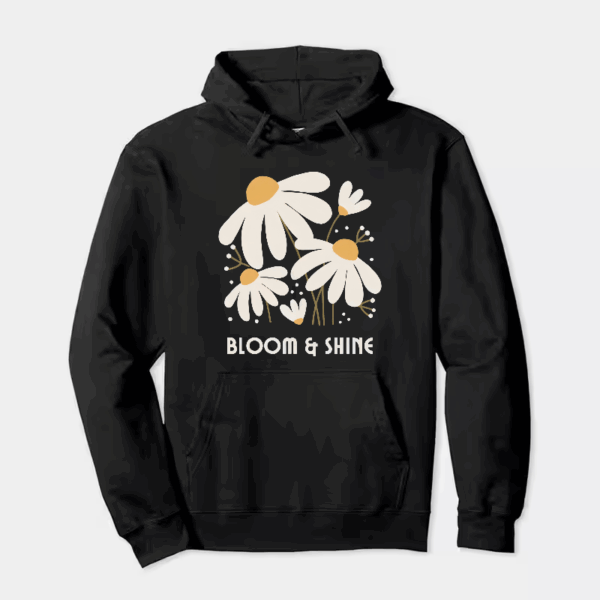 Radiant Lily Blossom Floral Beauty Hoodie