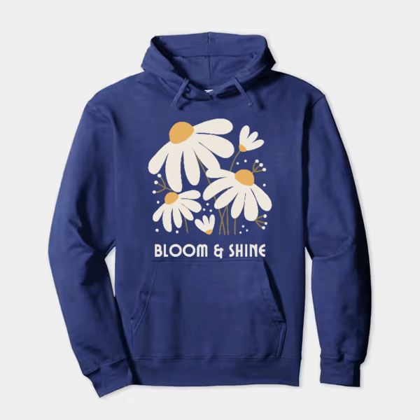 Radiant Lily Blossom Floral Beauty Hoodie