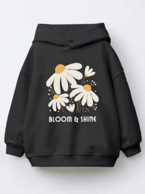 Radiant Lily Blossom Floral Beauty Kids Hoodie