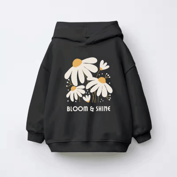 Radiant Lily Blossom Floral Beauty Kids Hoodie