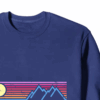 Rainbow Horizon Peaks Crewneck Sweatshirt
