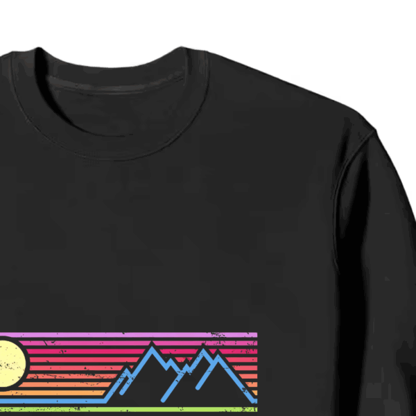 Rainbow Horizon Peaks Crewneck Sweatshirt