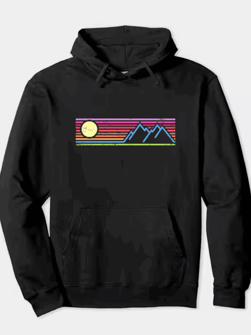 Rainbow Horizon Peaks Hoodie