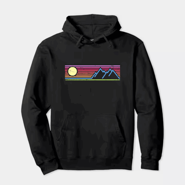 Rainbow Horizon Peaks Hoodie