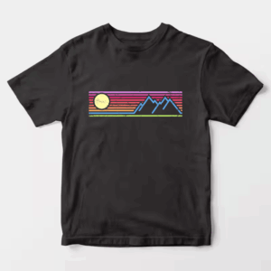 Rainbow Horizon Peaks Unisex T-Shirt