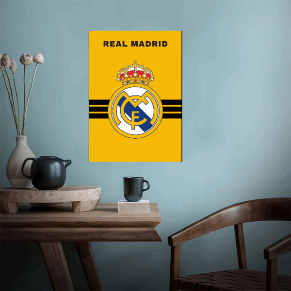 Real Madrid FC Golden Glory Poster