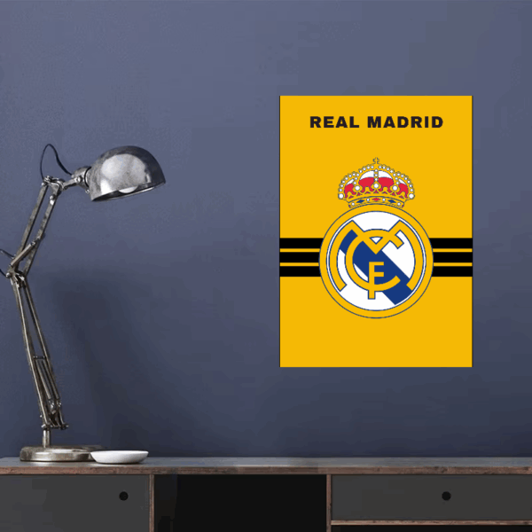 Real Madrid FC Golden Glory Poster