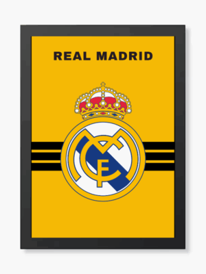 Real Madrid FC Golden Glory Poster