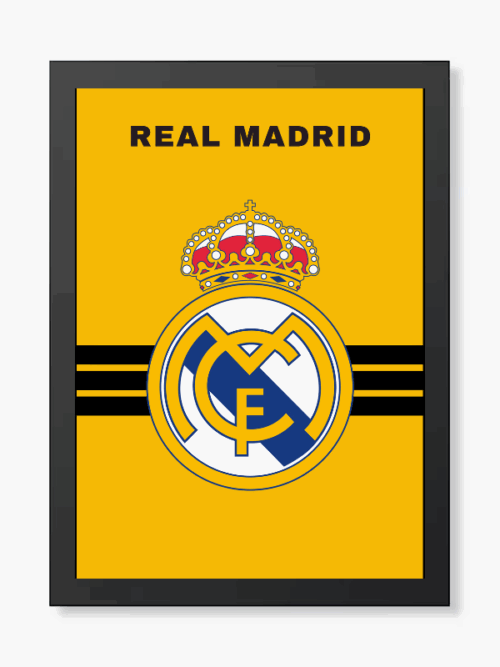 Real Madrid FC Golden Glory Poster