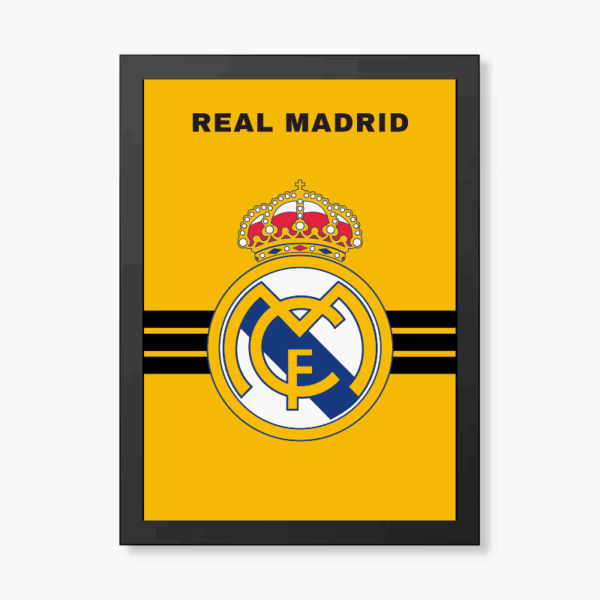 Real Madrid FC Golden Glory Poster