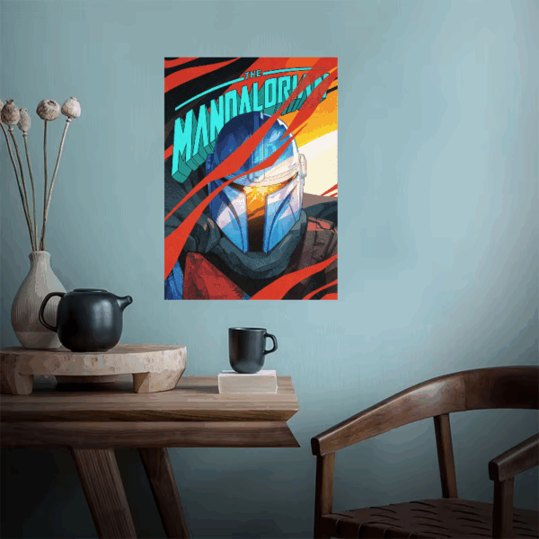 Reflections of the Way Mandalorian Poster