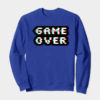 Retro Glitched Game Over Crewneck Sweatshirt