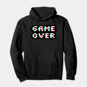 Retro Glitched Game Over Hoodie