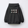 Retro Glitched Game Over Kids Hoodie