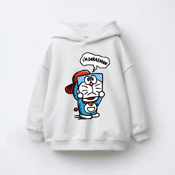 Retro Japanese Doraemon Kids Hoodie
