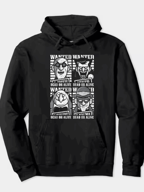 Retro Outlaw Wild West Wanted Hoodie