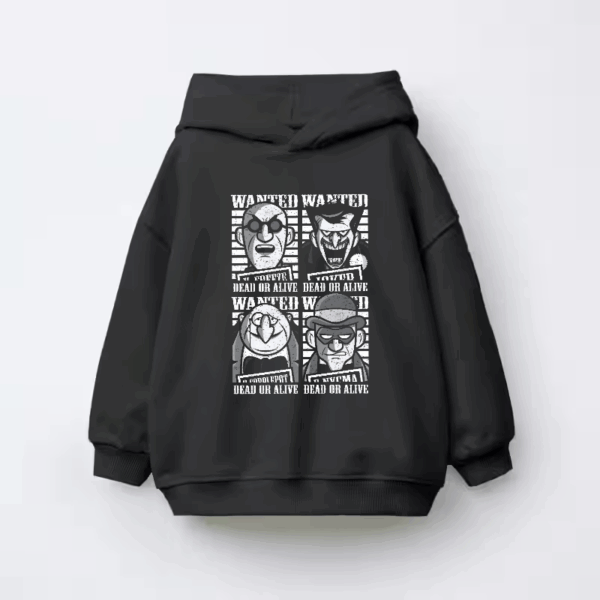 Retro Outlaw Wild West Wanted Kids Hoodie