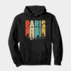 Retro Parisian Dream Vintage Cityscape Hoodie