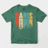Retro Parisian Dream Vintage Cityscape Unisex T-Shirt