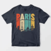Retro Parisian Dream Vintage Cityscape Unisex T-Shirt