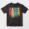 Retro Parisian Dream Vintage Cityscape Unisex T-Shirt