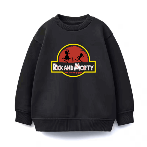 Rick and Morty Dino Dimension Adventure Crewneck Sweatshirt
