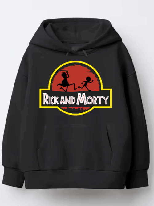 Rick and Morty Dino Dimension Adventure Hoodie